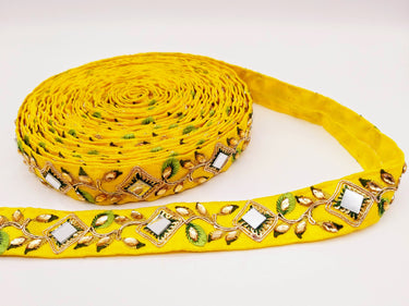 Yellow Silk Trim